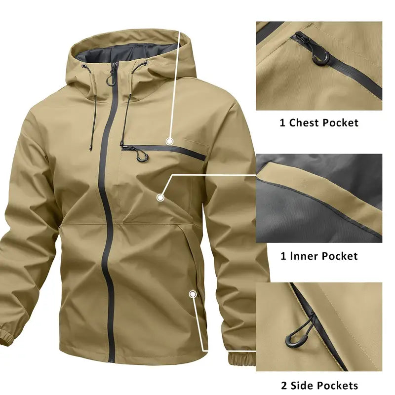 3-in-1 Waterproof Men's Jacket