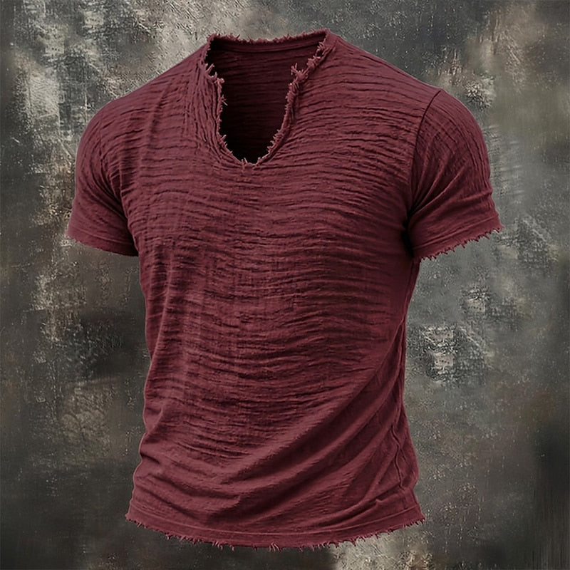 Varel | Vintage V-neck T-shirt