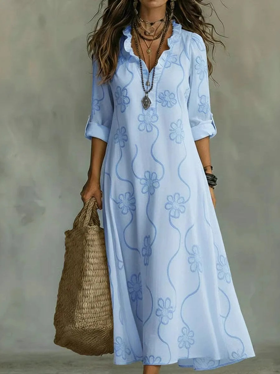Sienna Floral Long Summer Dress