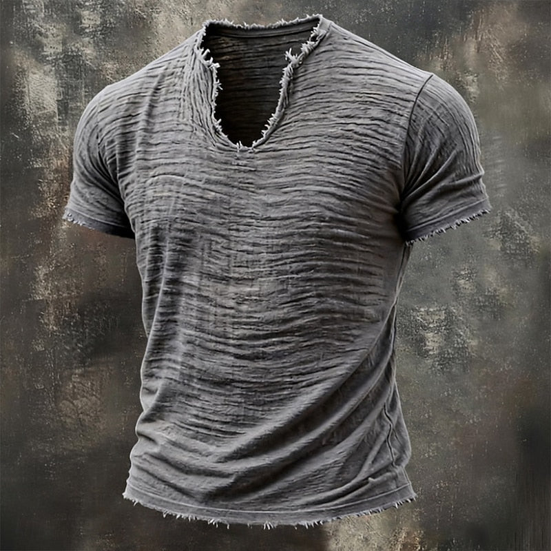 Varel | Vintage V-neck T-shirt